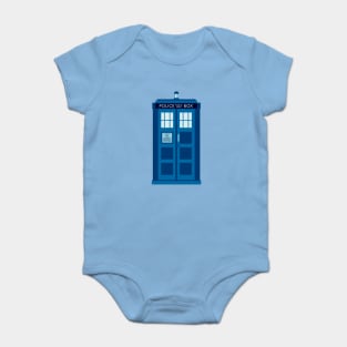 The Blue Police Box Baby Bodysuit